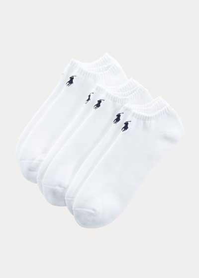 Men's Polo Ralph Lauren Low-Profile 3-Pack Socks | 497381WJB